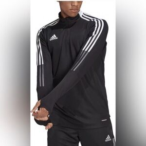 adidas Fi Kn Tracktop Logo Printing Stripe Stand Collar Jacket